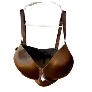 Ashley Graham Padded Brown Bra Underwire Size 40G